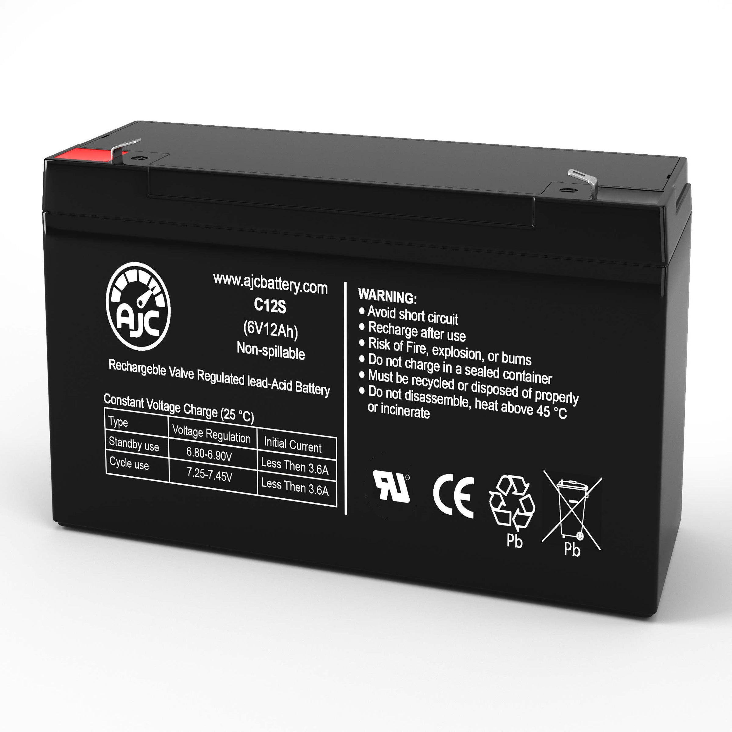 APC RBC52 6V 10Ah RBC Replacement Battery BatteryClerkcom RBC