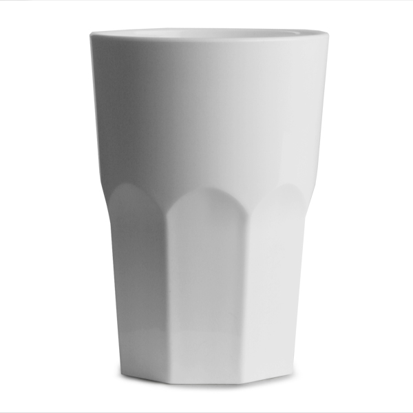 Graniti Plastic Hiball Tumblers White 123oz / 350ml