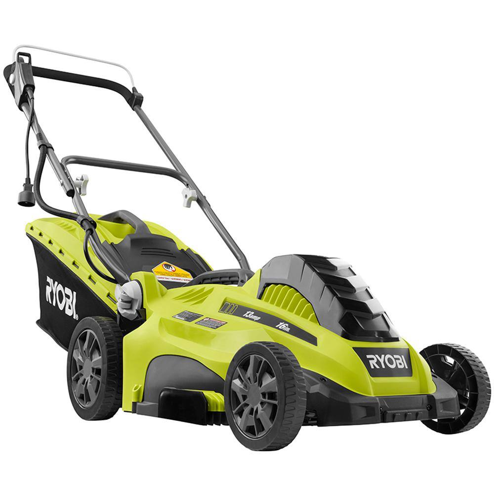 RYOBI 16 in. 13 Amp Corded Electric Walk Behind Push Mower RYAC160