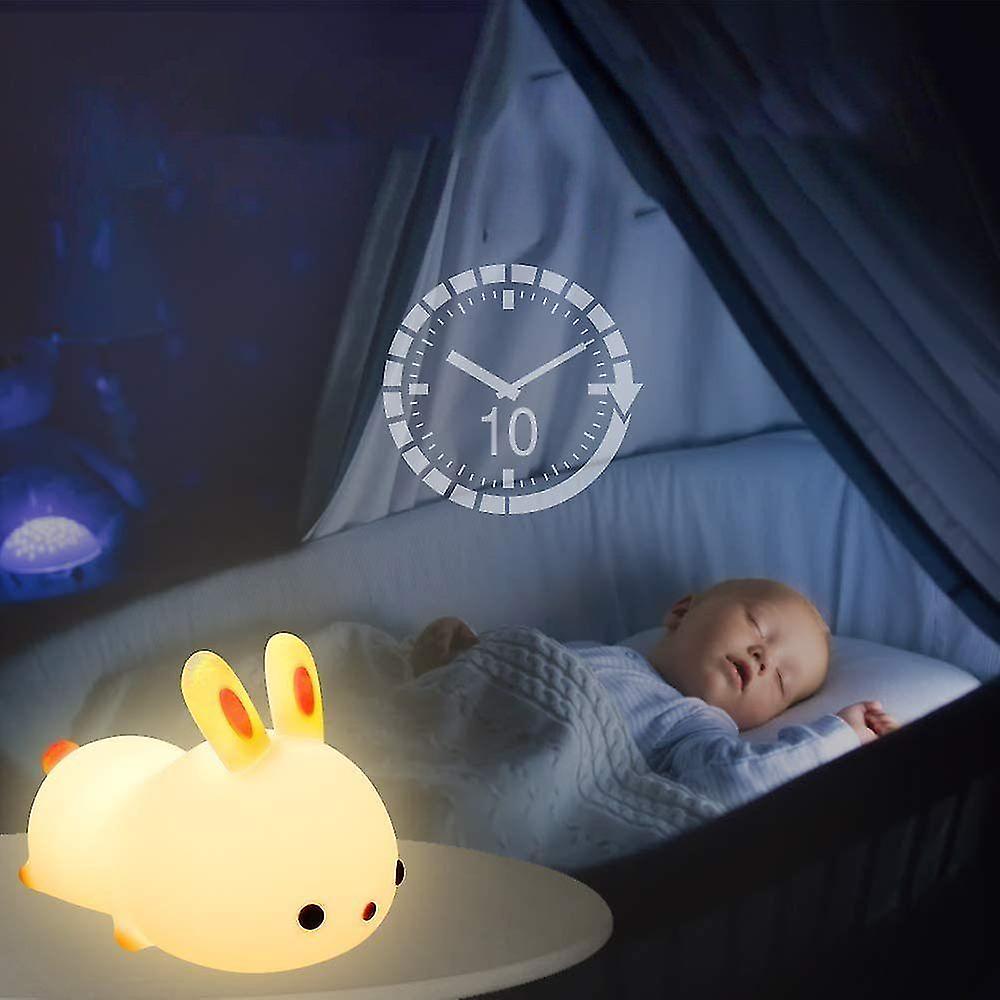 Led Children Night Light， Night Light With Touch Switch Baby Portable Silicone Night Light Dimmable