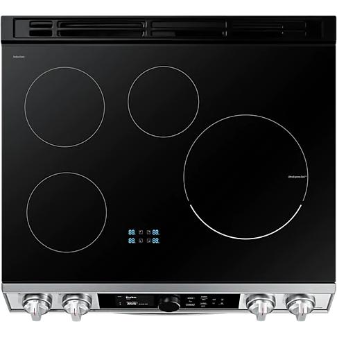  30-inch Slide-in Electric Induction Range with WI-FI Connect NE63T8951SS/AC