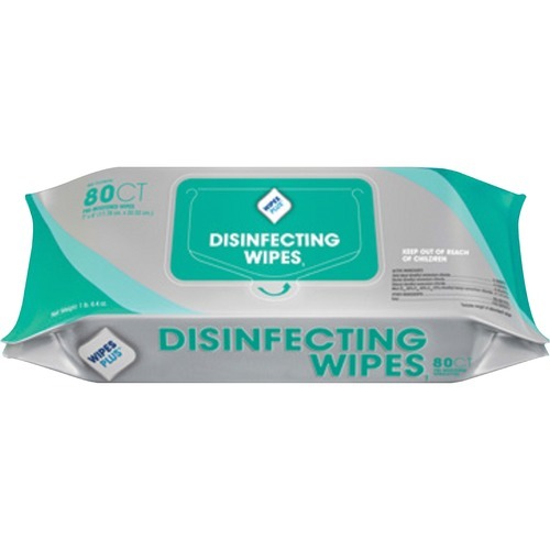 WipesPlus Disinfectant Surface Wipes  WIP37701