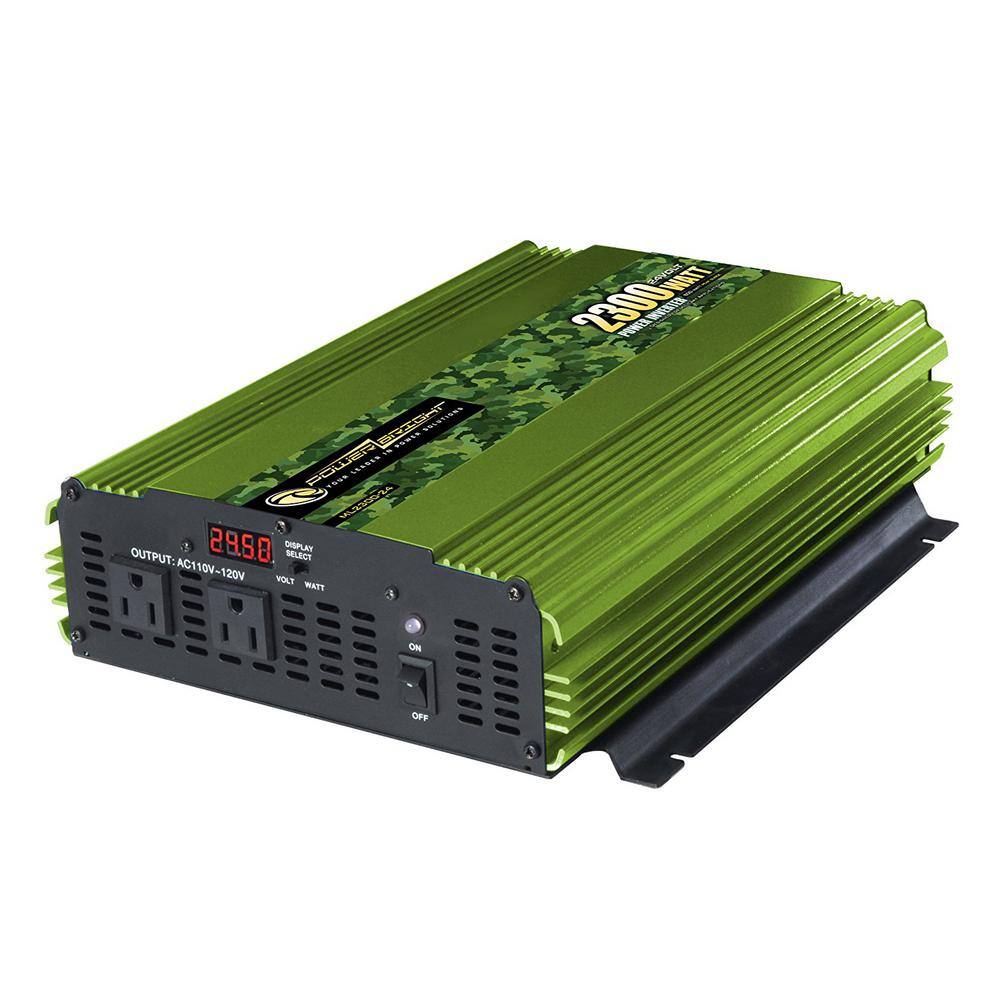 Power Bright 2300-Watts 24-Volt DC to 110-Volt AC Power Inverter ML2300-24