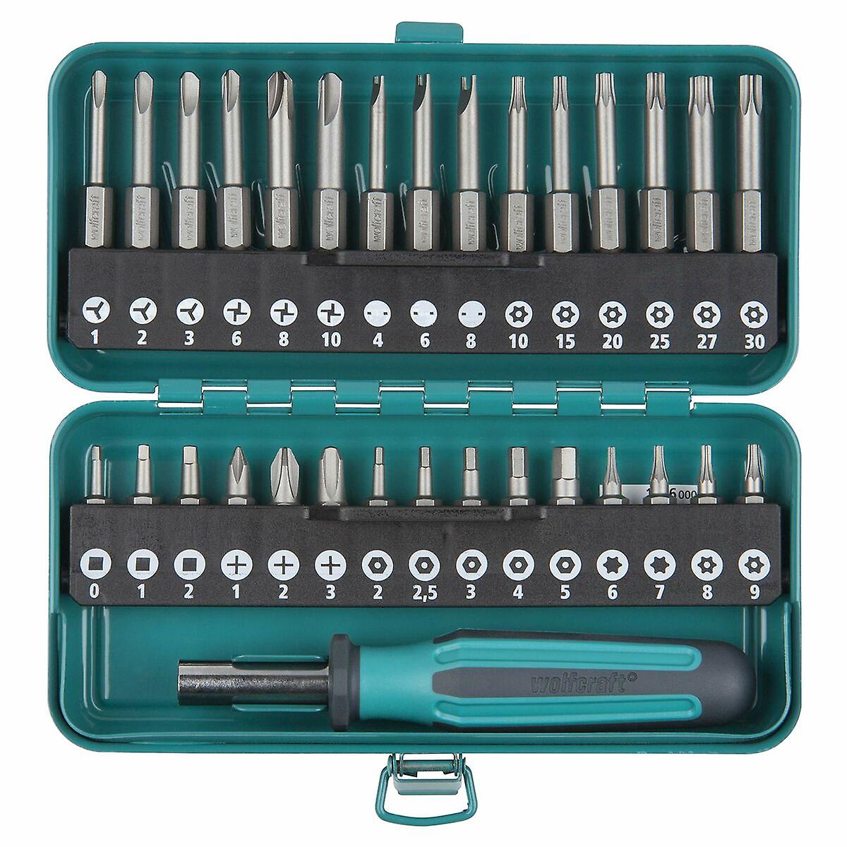 Bit set Wolfcraft Screwdriver TX Phillips