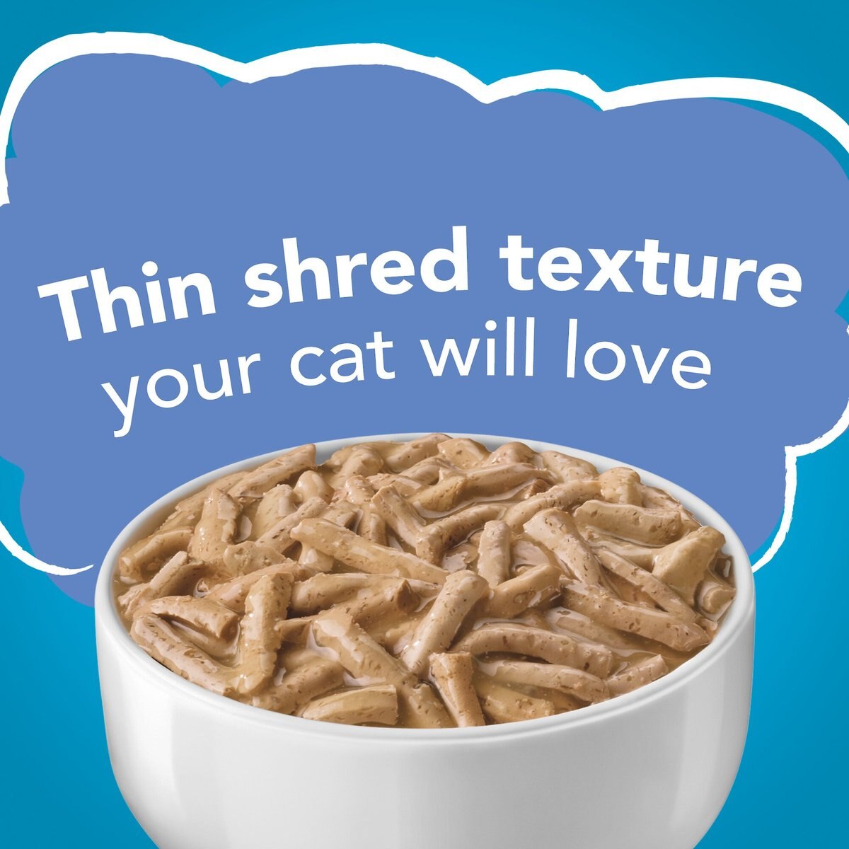 Friskies Savory Shreds with Ocean Whitefish and Tuna in Sauce Canned Cat Food