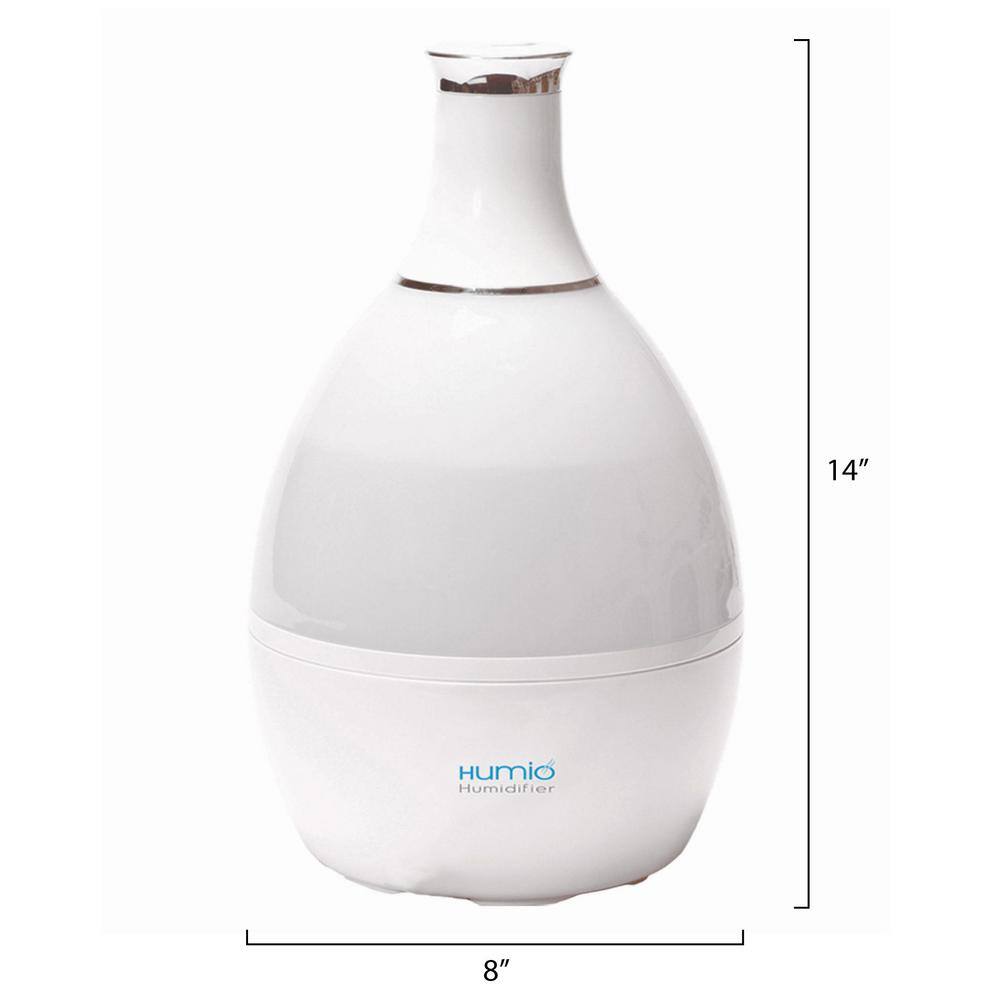 Tribest Humio 0.5 Gal. Humidifier with Aromatherapy Compartment and Night Light HU-1020-A