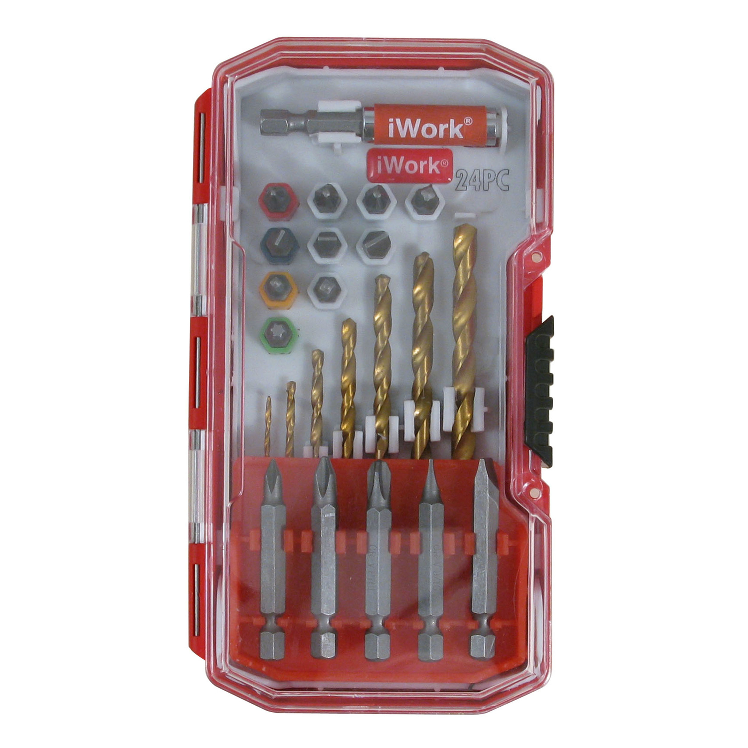 Olympia Tools iWork Titanium HSS Drill and Driver Bit Set 24 pc