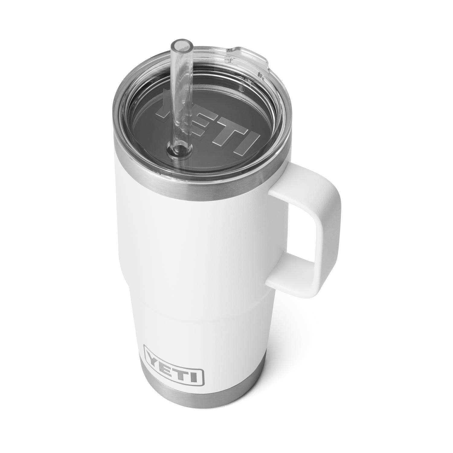 YETI Rambler 25 oz White BPA Free Straw Mug