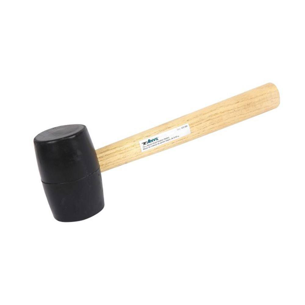 Anvil 16 oz. Black Rubber Head Mallet 99974