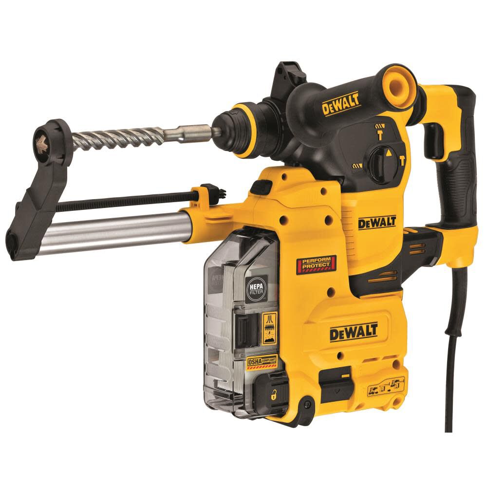 DEWALT 1-1/8-in SDS-plus Keyless Rotary Hammer with Dust Extractor D25333KDH from DEWALT