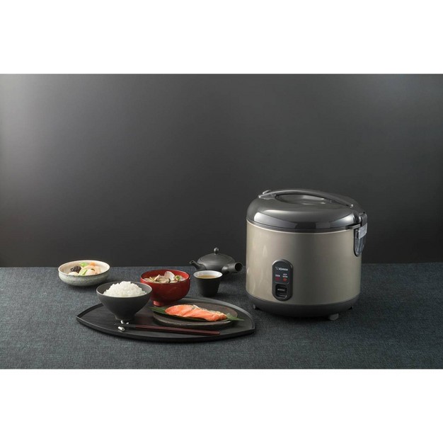 Zojirushi 10 cup Automatic Rice Cooker amp Warmer Gray