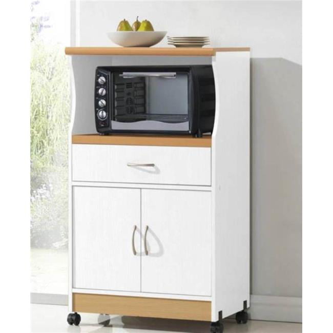 Microwave Cart - White