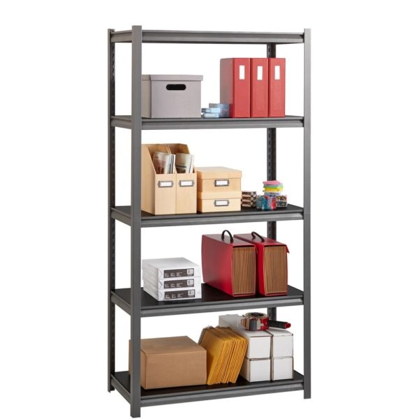 Lorell 3，200 lb Capacity Riveted Steel Shelving