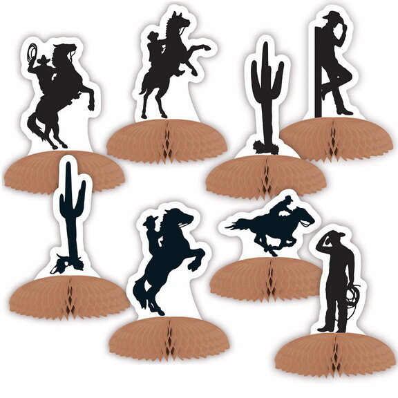 Beistle 53806 Western Silhouette Mini Centerpieces...