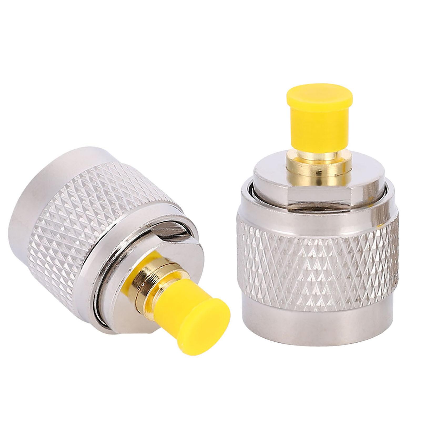 2pcs Type N Male To Sma Female Rf Connector Coaxial Adapter Test Converter