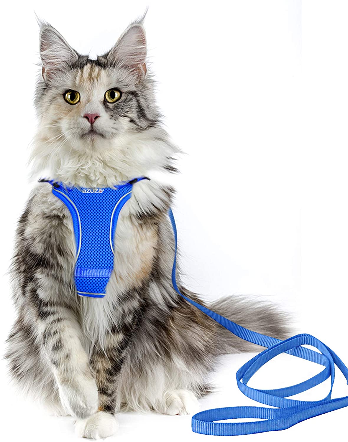 Cat Harness and Leash Proof Reflective for Adult Cats Soft and Breathable Vest