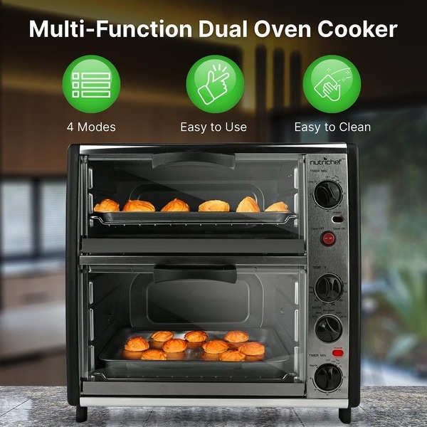 14 Quarts Multi-Functional Dual Oven Cooker - none