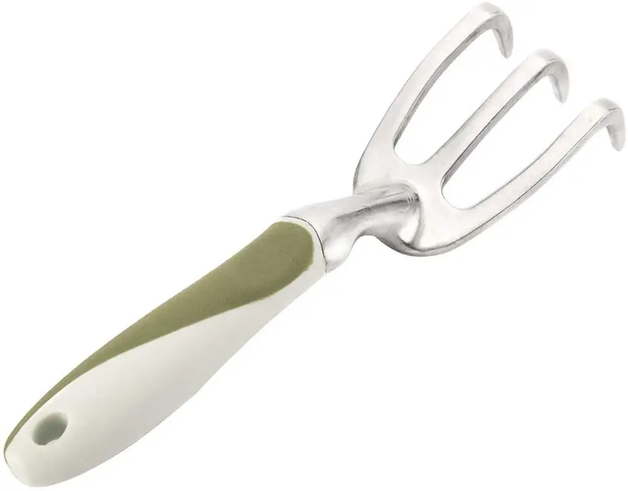 New High Quality Cast Aluminium PP TPR Green White Aluminium CULTIVATOR Garden Hand Tools