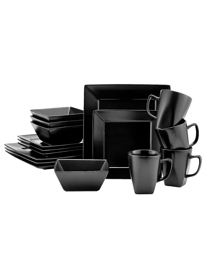 Over and Back Quadro 16Pc Dinnerware Set