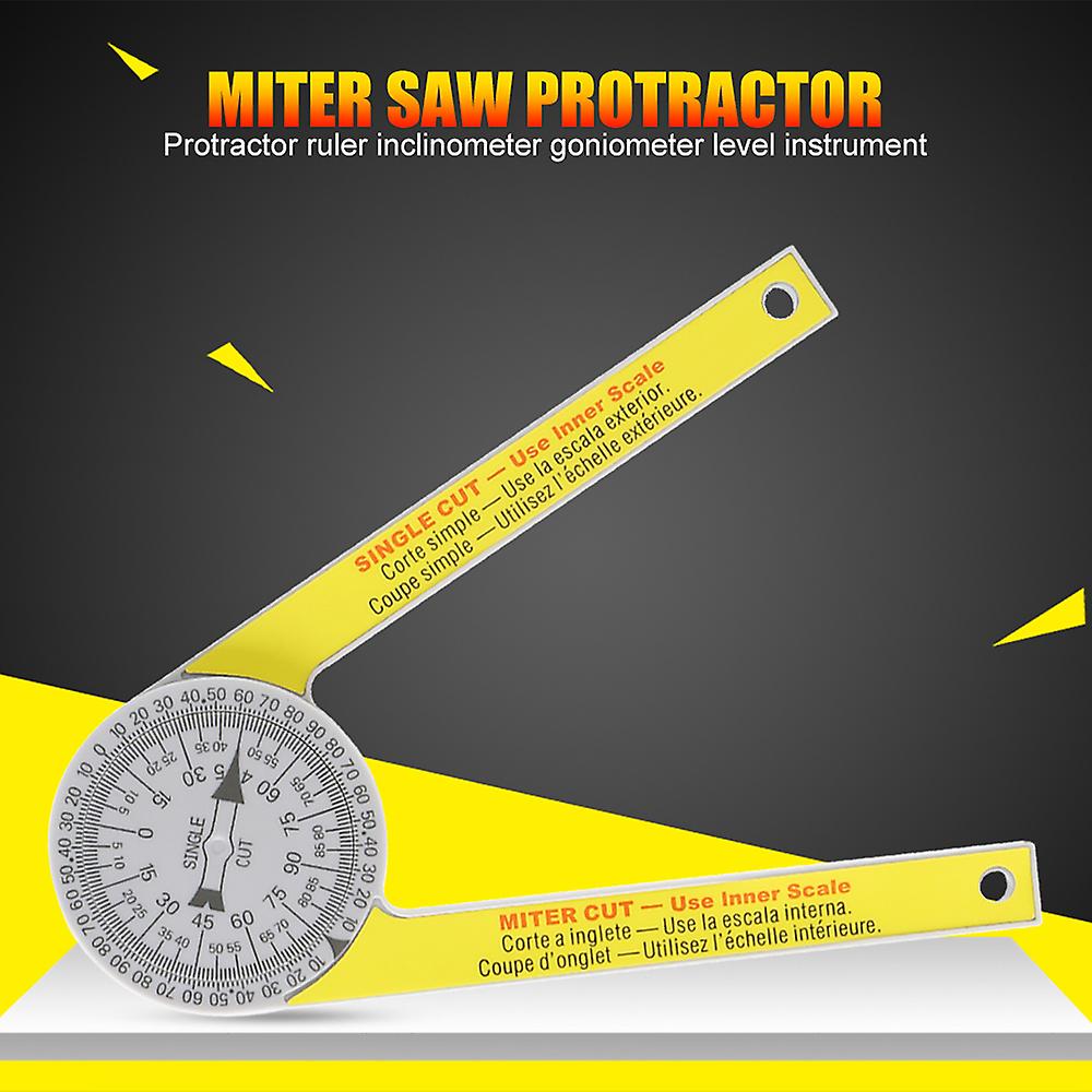 Plastic Pusher Miter Saw Protractor Gage Scale Digital Protractor Level Diy 3d Miter Saw Building Angle Ruler Is Very Suitable For Carpenters Plumbers