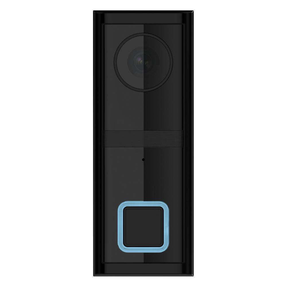 SECUR360 Wired Smart Video Doorbell with Camera and 2-Way Communication Black SL-9600-00