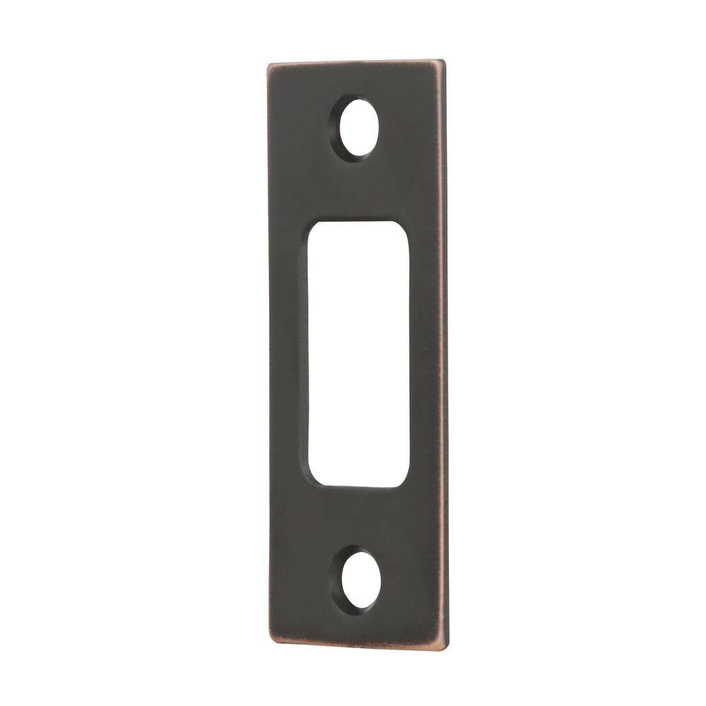 Defiant 2-34 in. Aged Bronze Deadbolt Strike 70122