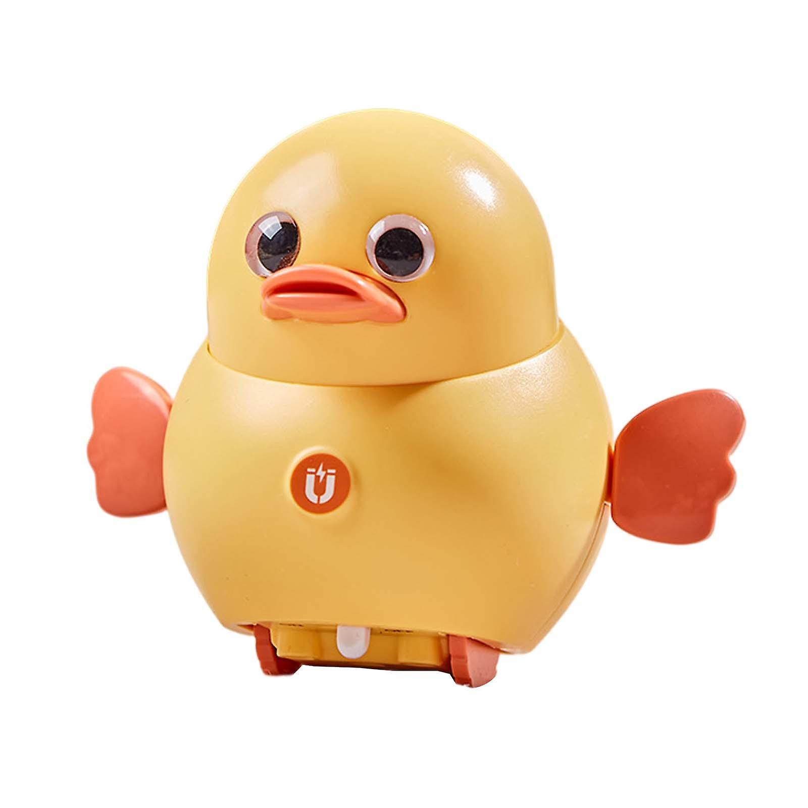 Crawling Ducks Toy Interactive Walking Toy Duck For Kids Children Girls Boys Yellow Small