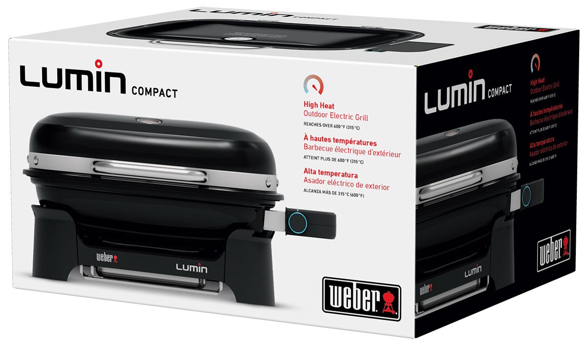 Weber Black Lumin Compact Electric Grill