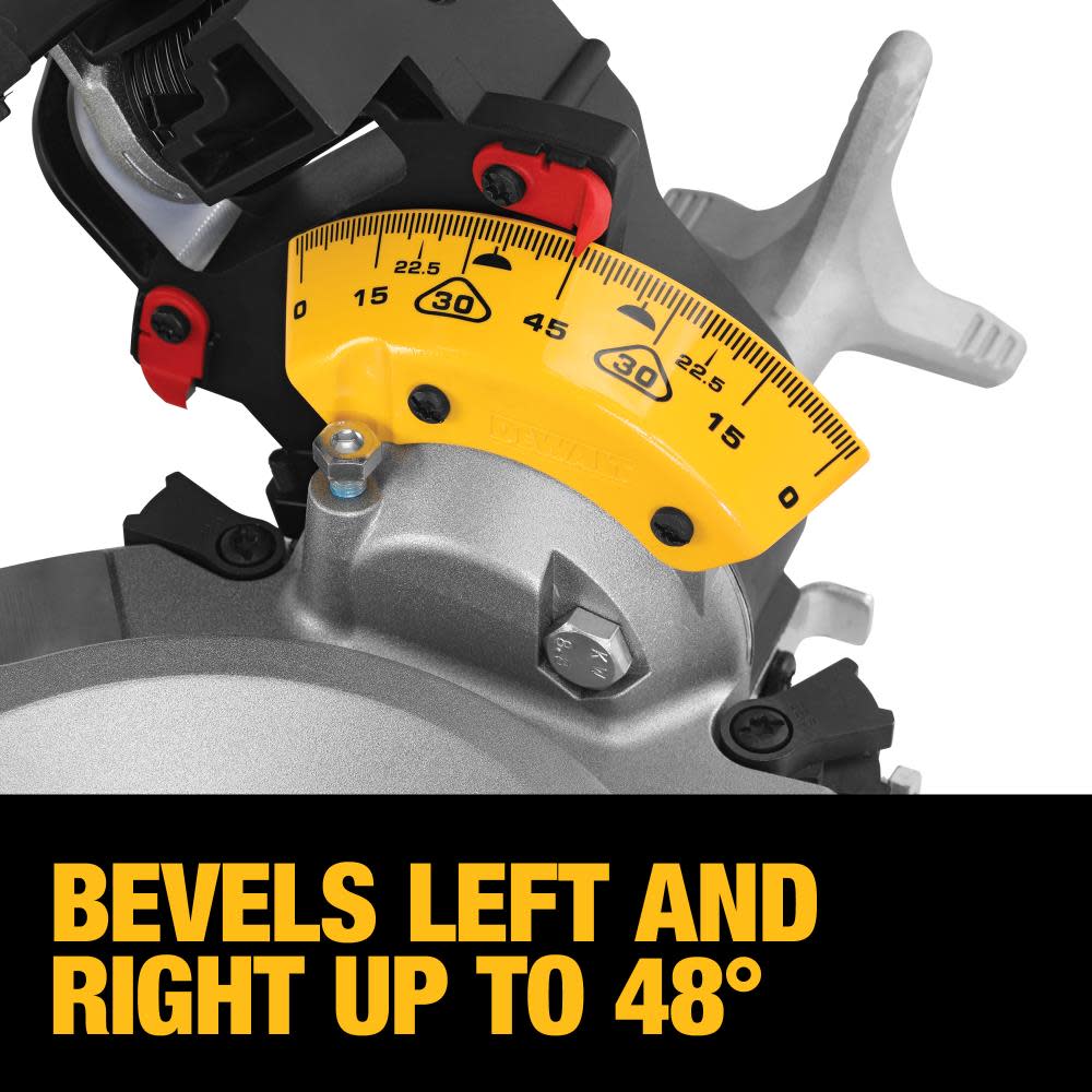 DEWALT 12 15 Amp Dual Bevel Compound Miter Saw ;