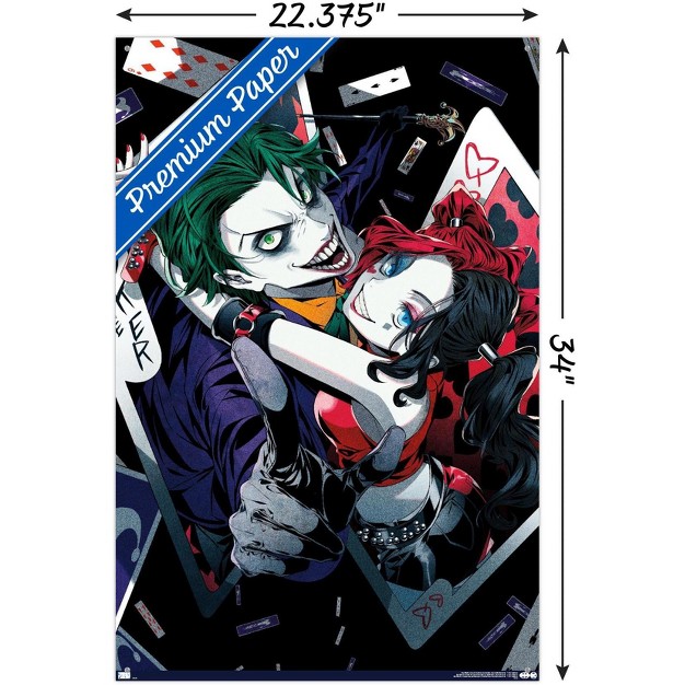 Trends International Dc Comics Harley Quinn Anime Joker Hug Unframed Wall Poster Prints