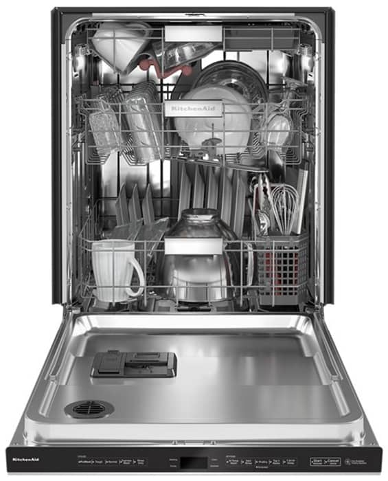 KitchenAid 24 Stainless Steel With PrintShield Dishwasher With FreeFlex Third Rack