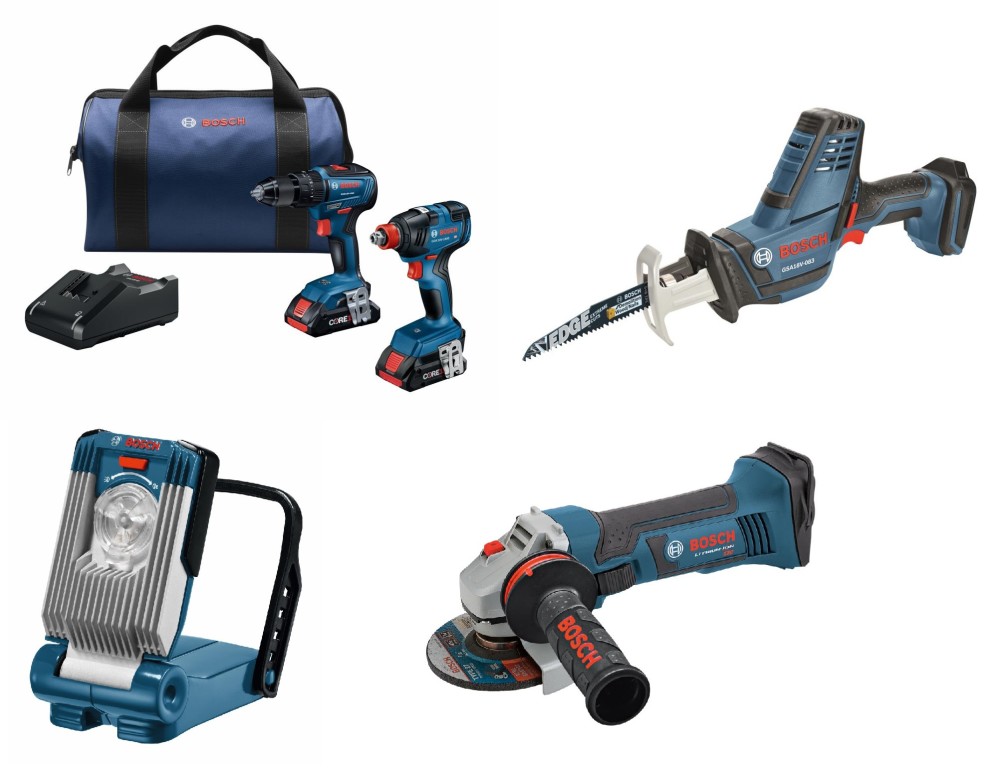 Bosch 5 Tool Combo Kit MEP Bundle GXL18V-233B25-MEPKIT from Bosch