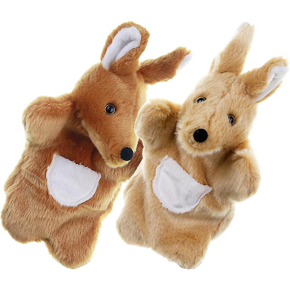 2pcs Storytime Hand Puppets Children Hand Puppet Educational Animal Puppet