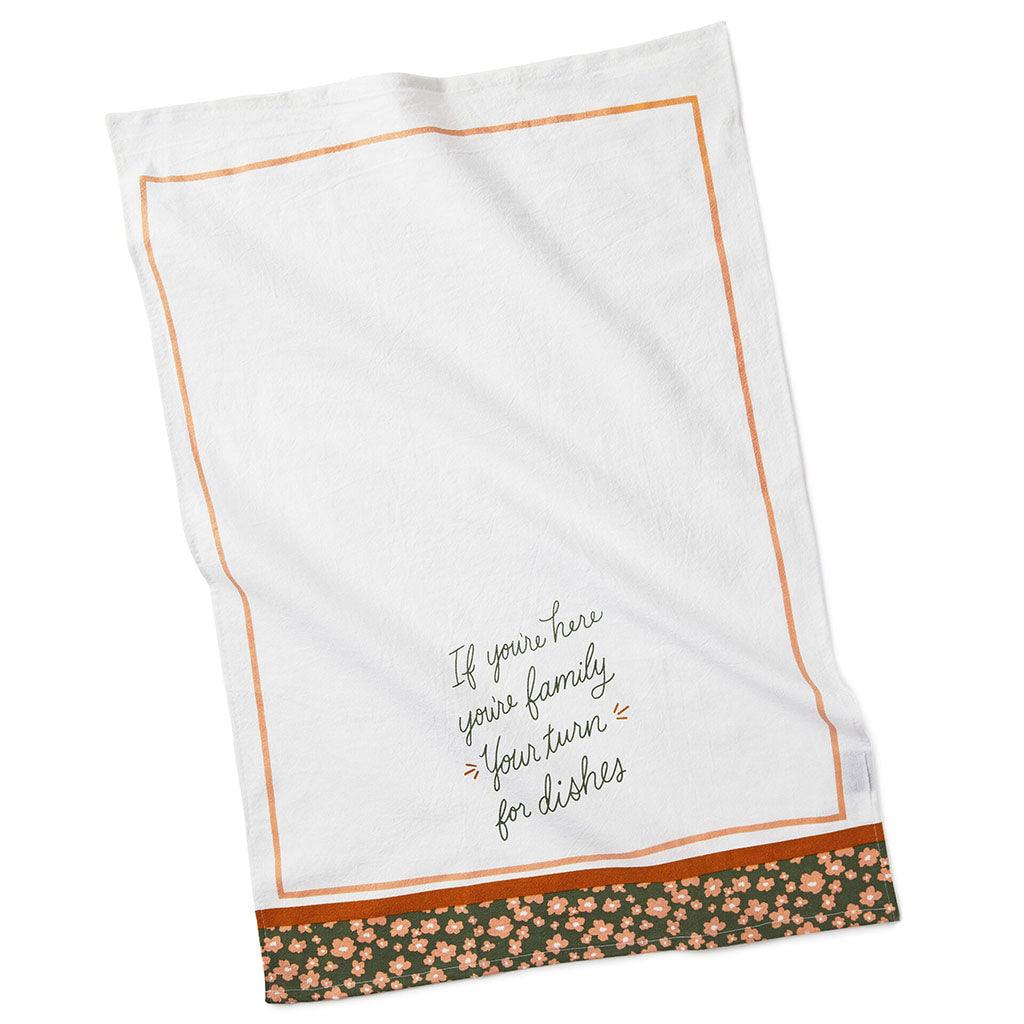 Hallmark  Your Turn for Dishes Tea Towel