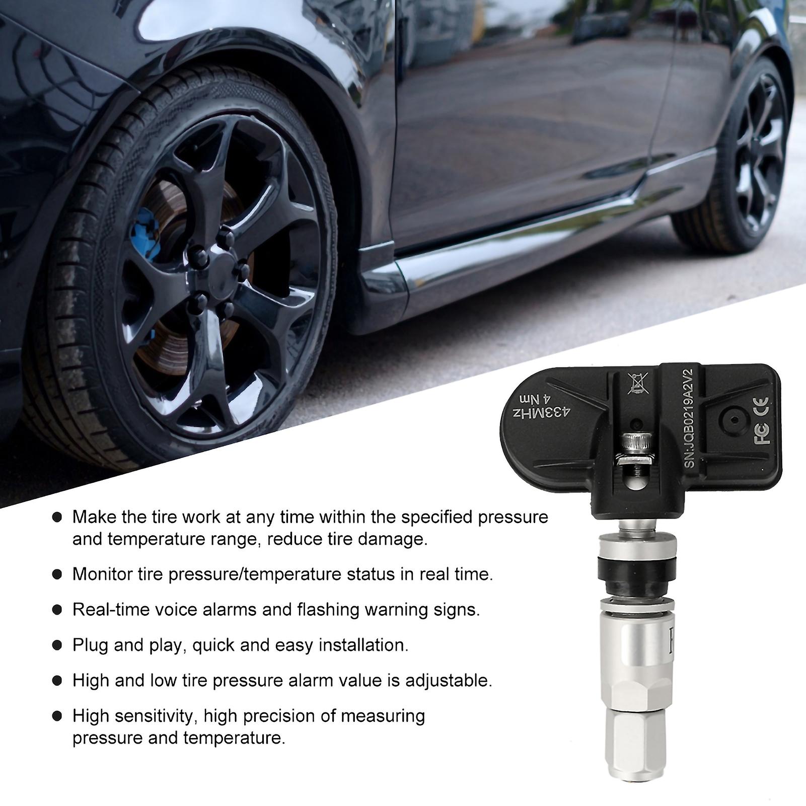 Auto Car Tire Pressure Monitor System Usb Tpms With Internal Sensor For Android Navigation