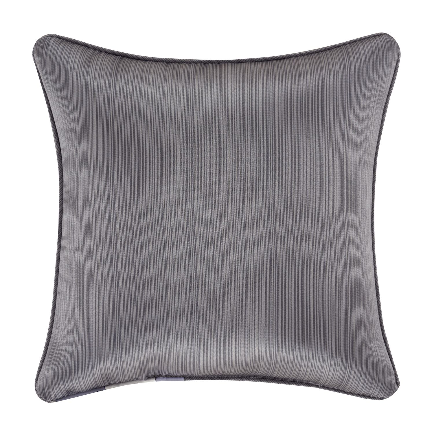 Five Queens Court Houston Charcoal 18 Square Decorative Throw Pillow