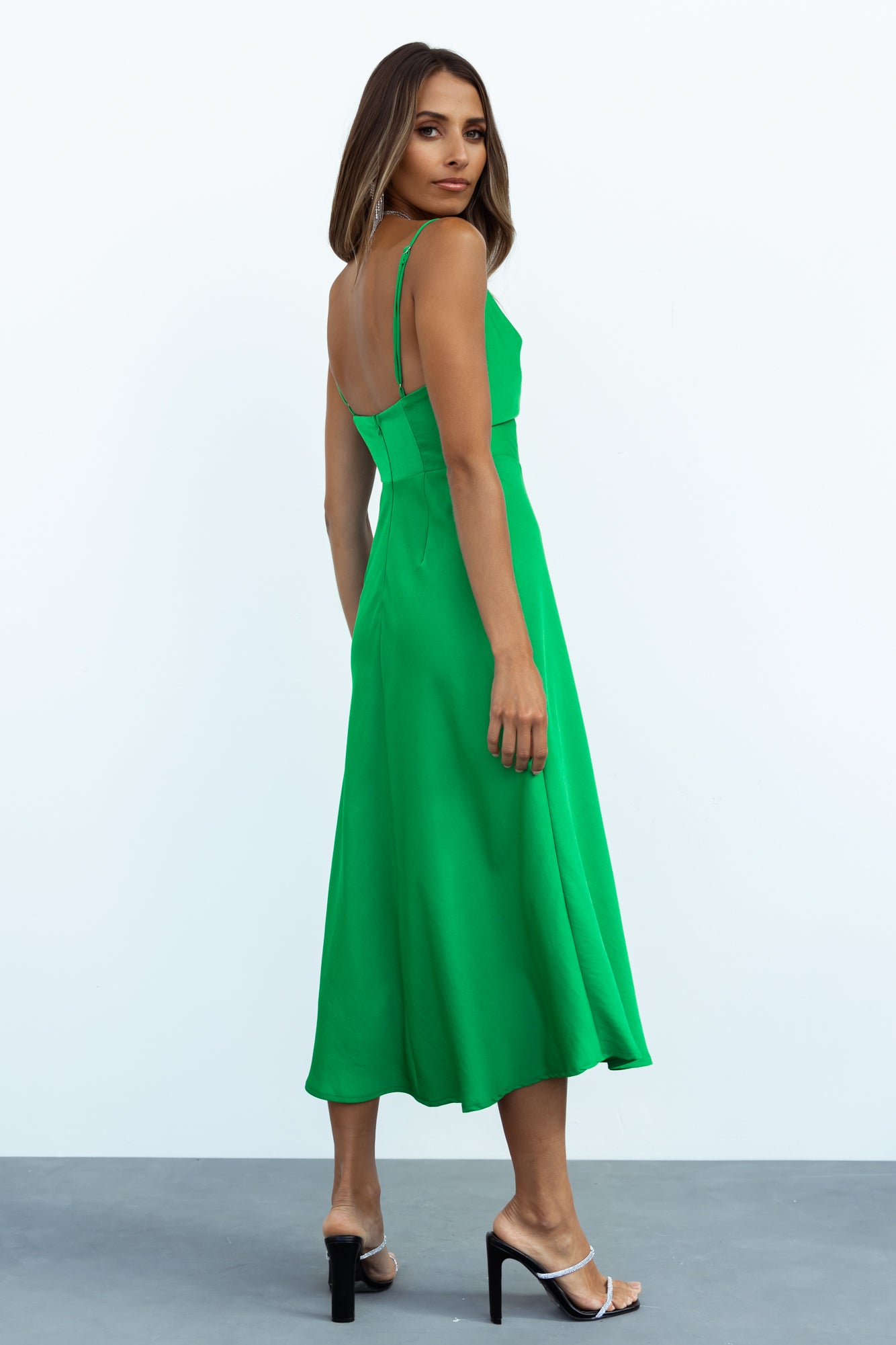 Family Secret Maxi Dress Green