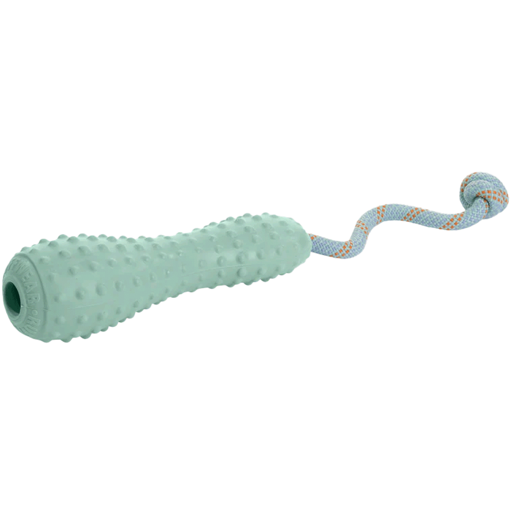 Ruff Wear Gourdo Green Rubber Throw Toy