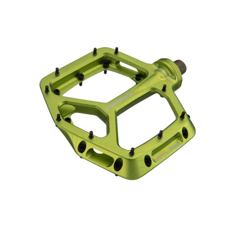 Race Face Atlas Flat Pedals - Green - 2022