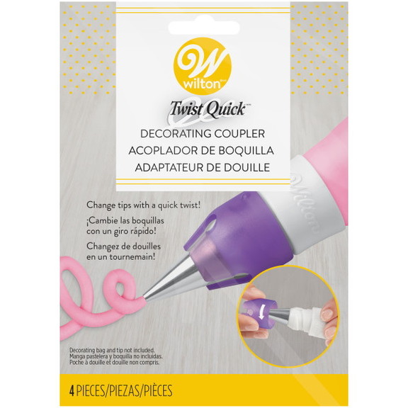 Wilton 411 7367 Twist Quick Decorating Coupler  4 ...