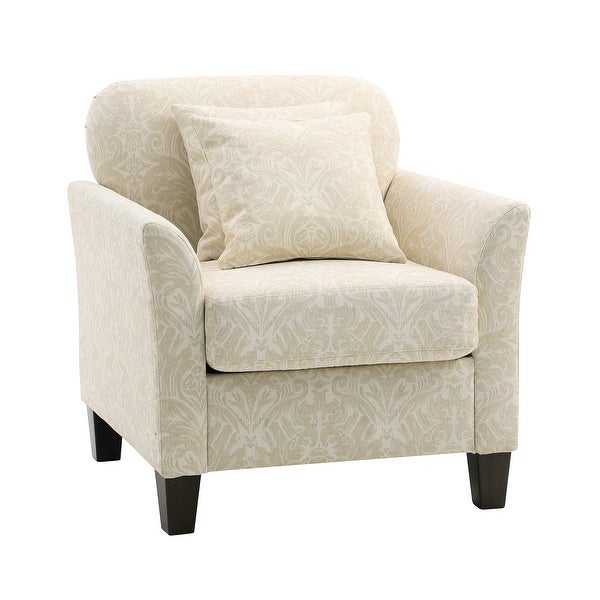 Fabiana Comfy Living Room Armchair with Rubber Wood Legs