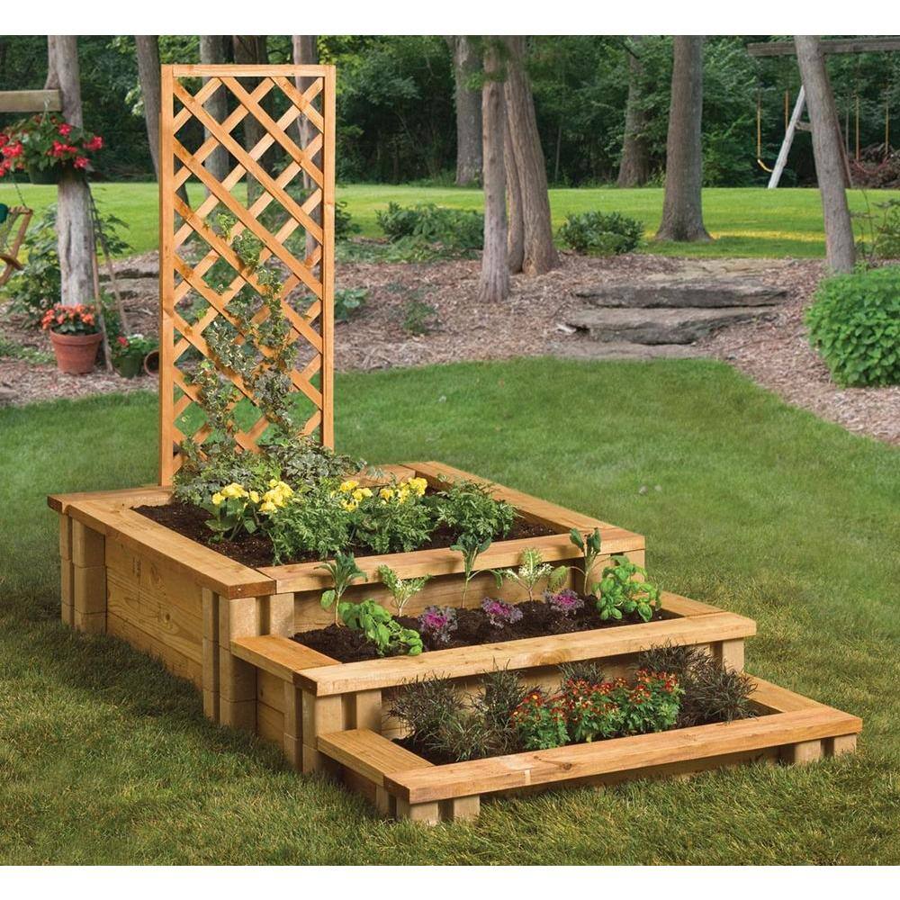 Oldcastle 7.5 in. x 7.5 in. x 5.5 in. Tan Brown Concrete Planter Wall Block (120- Piece Pallet) 16202336