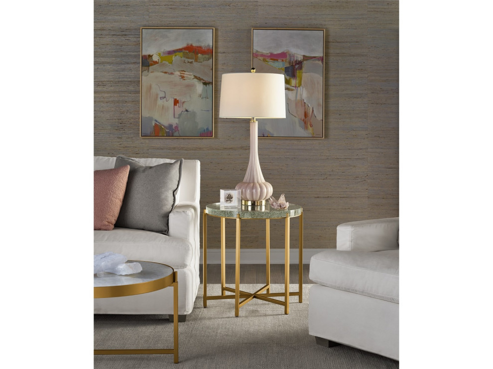 Miranda Kerr by Universal Furniture Metal End Table  Gold   Contemporary   Side Tables And End Tables   by Universal Furniture Company  Houzz