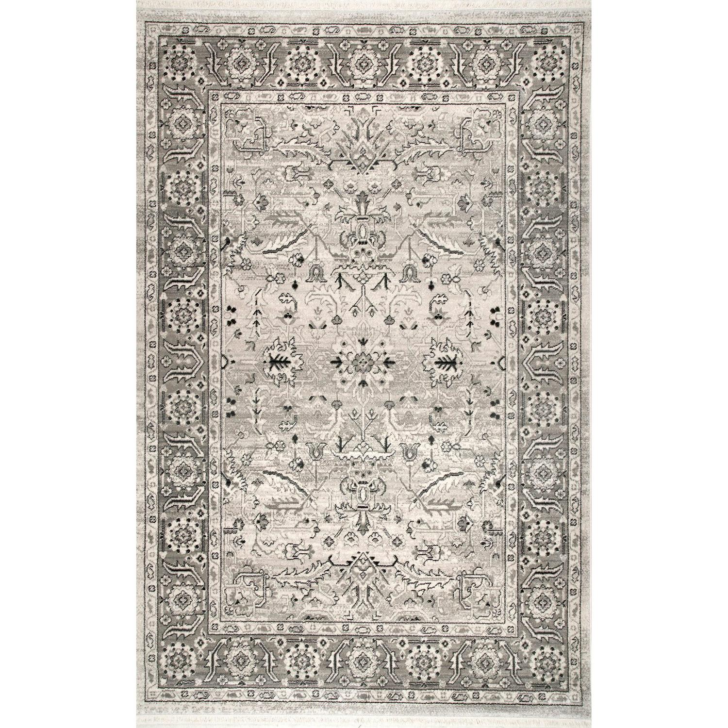 nuLOOM Rachel Vintage Fringe Area Rug， 5and#8242; x 7and#8242; 5 ， Beige