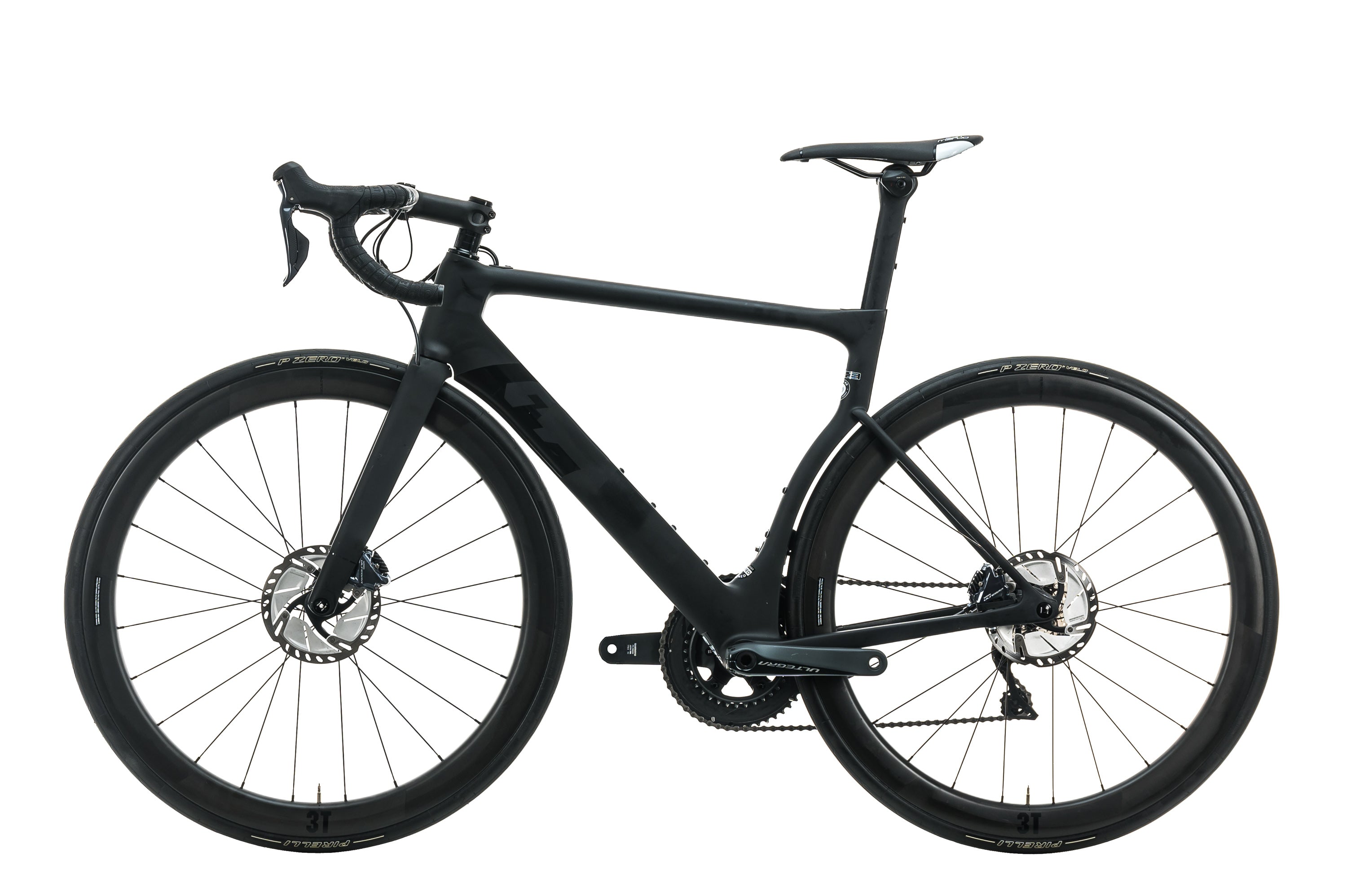 3T Strada Due Team Stealth Ultegra Di2 Road Bike - 2020, Medium