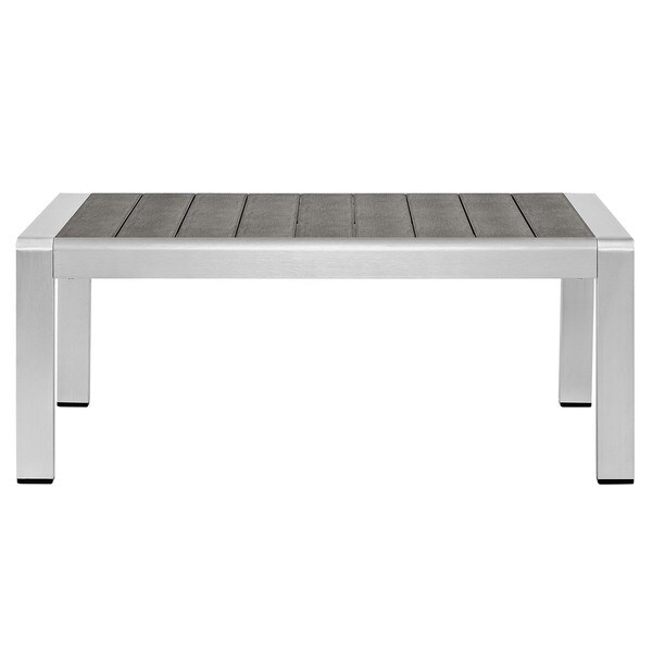 Beach Outdoor Patio Aluminum Coffee Table