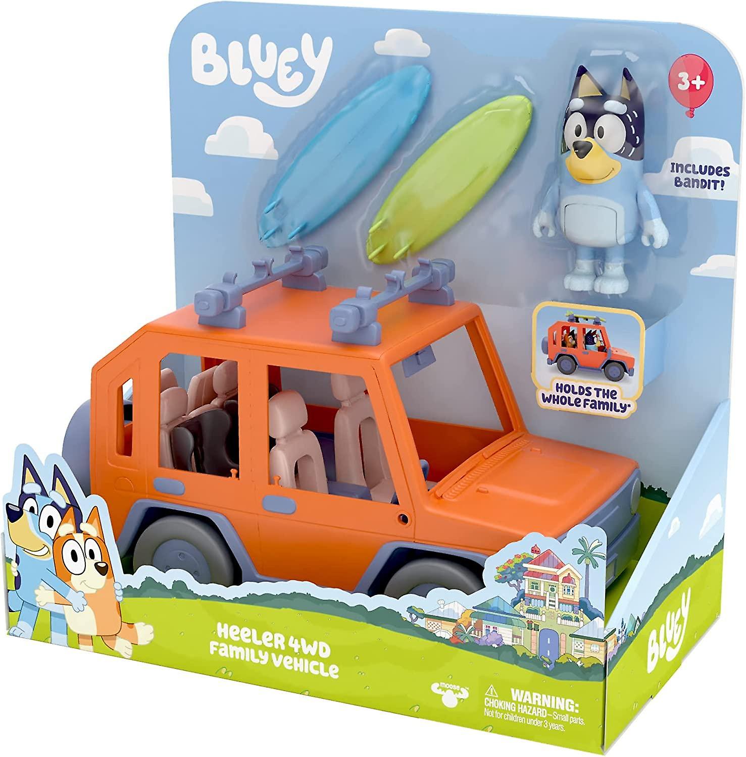 Bluey Heeler 4WD Vehicle With Dad Figure