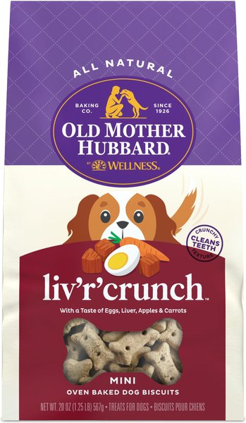 Old Mother Hubbard Classic Liv'R'Crunch Biscuits Mini Baked Dog Treats