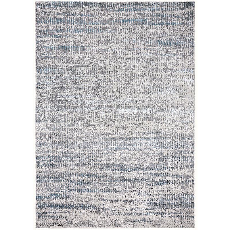 Weave and Wander Aurelian Modern Metallic Distressed Rug