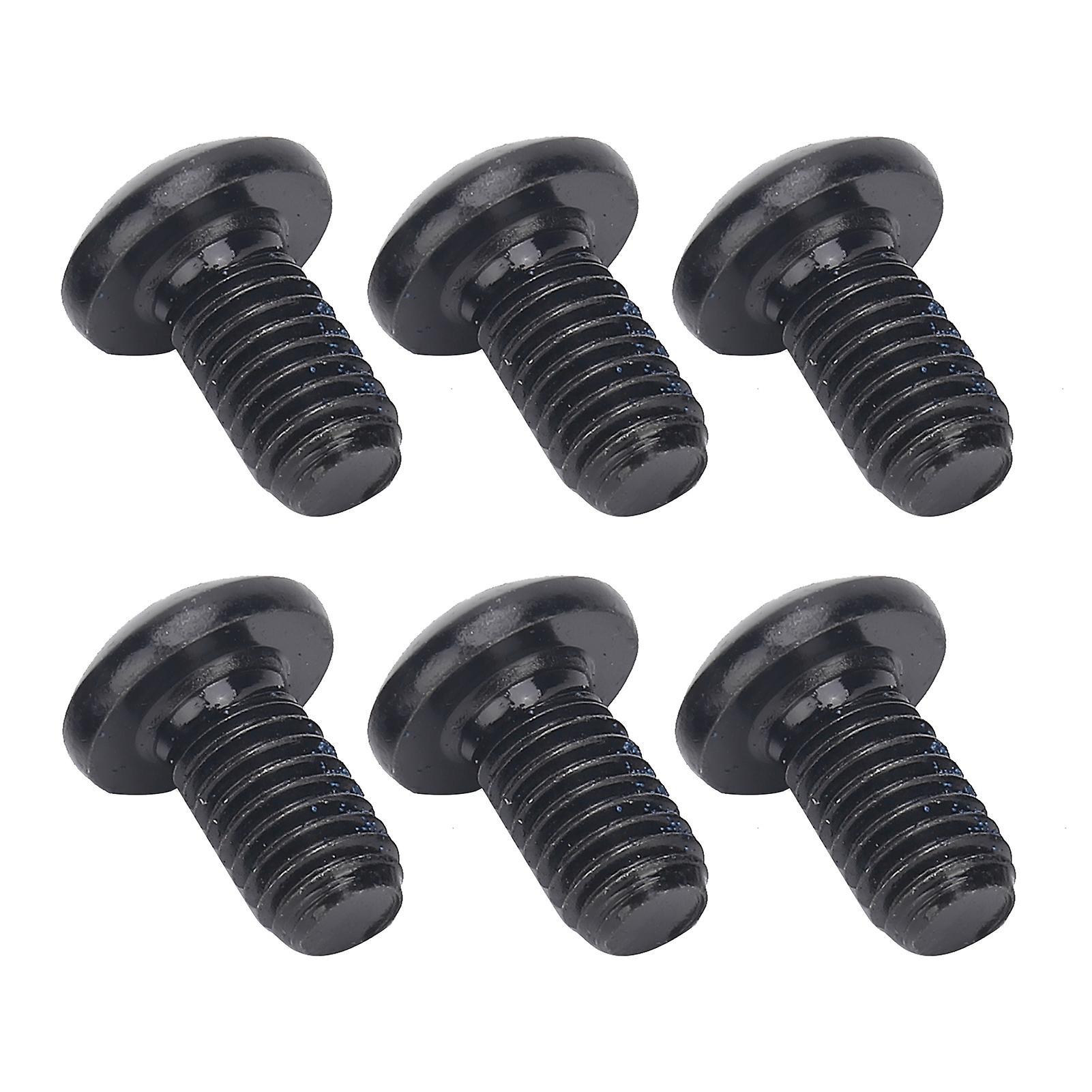 M5x10mm Mountain Bike Brake Disc Titanium Steel Screw Bicycle Universal T25 Head Boltsblack